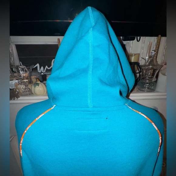 Cookies brand blue/yellow hoodie. Worn once!!  Great gift! EUC. Size L 🍪 - Picture 7 of 12